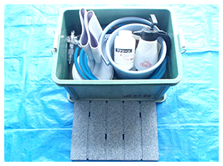 貯水槽清掃　使用器具類塩素消毒