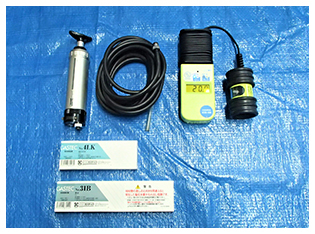 酸素濃度・硫化水素濃度測定器